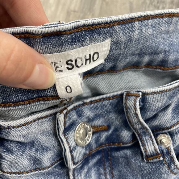 Love Soho Jeans Flare Boot Light Blue Jeans Size 0 - Picture 9 of 13